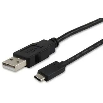 Kabllo USB Equip, USB-A -USB-C, 1m, e zezë