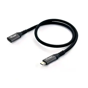 Kabllo USB C në C Equip 128371, 1m, USB 3.2 Gen 2, 10Gbps, e zezë