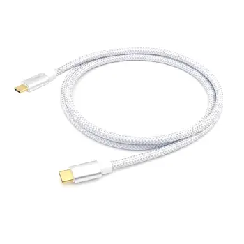 Kabllo Equip USB-C 3.2 & C St/St 2.00m 5A 4K/60Hz / e bardhë