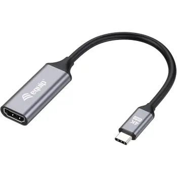 Adapter USB-C në HDMI 2.0 Equip, 4K/60Hz, 0.15m, i zi/gri