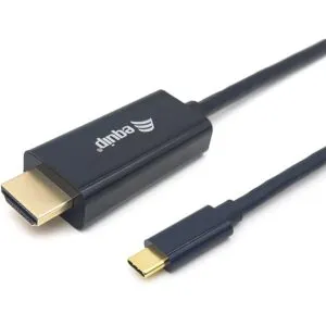 Kabllo Adapter Equip USB-C & HDMI 4K30Hz 1.00m / e zezë - 1