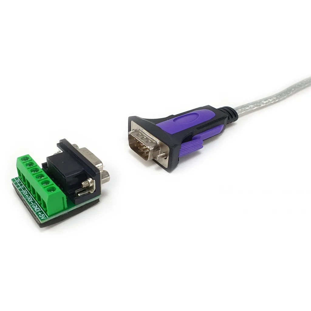 Kabëll adapter USB-A në serial RS-422/485 DB9 Equip 1.5m, hiri - 1