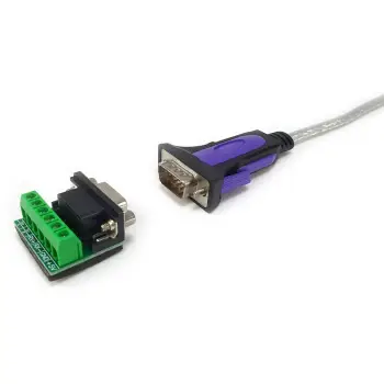 Kabëll adapter USB-A në serial RS-422/485 DB9 Equip 1.5m, hiri