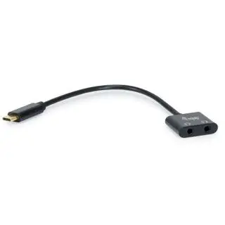 Adapter audio USB-C Equip 133469, 2x3.5mm, 0.15m, zi