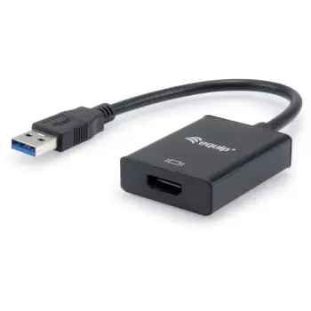 Adapter USB 3.0 në HDMI Equip 133385, 1920x1080, i zi