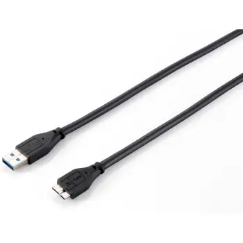 Kabëll USB 3.0 Type A në Micro-B Equip 1.8m zi