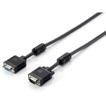 Kabllo VGA Equip Extension Cable HD15 Male–Female / 3.00m / 1920×1080 / 60Hz / Zezë – Polybag