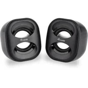 Altoparlantë Equip Compact Mini Stereo Speakers USB Powered for Laptop/PC – Zezë / Kuqe