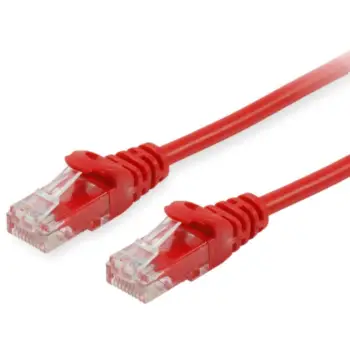 Kabllo për rrjet Equip Patch Cable Cat6A U/UTP / 2xRJ45 / 0.15m / LSZH / Polybeutel – Kuqe