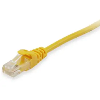 Kabllo për Rrjet Equip Patch Cat6A U/UTP RJ45 në RJ45 / 0.50m / e rrumbullakët / LSZH / Polybag – Verdhë