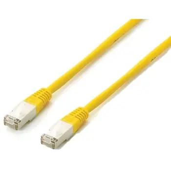 Kabllo për Rrjet Equip Patch Cat6A S/FTP RJ45 në RJ45 / 0.50m / e sheshtë / LSZH / Polybag – Verdhë