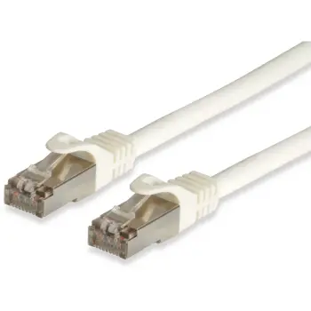 Kabllo rrjeti Equip, Patchcord, Cat.7, S/FTP, PIMF, LSOH, 600MHz, 1m, e bardhë