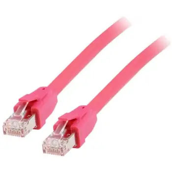 Kabllo për Rrjet Equip Patch Cable Cat8.1 S/FTP / 2xRJ45 / 5.00m / Rozë / LSZH – Polybag