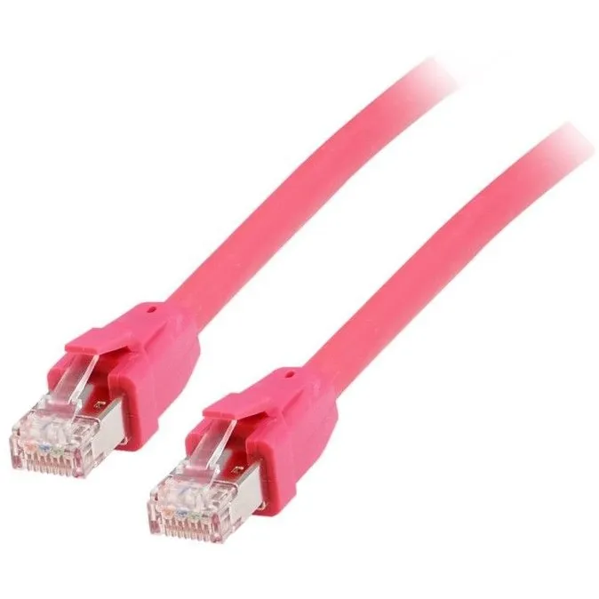 Kabllo për Rrjet Equip Patch Cable Cat8.1 S/FTP / 2xRJ45 / 3.00m / Rozë / LSZH – Polybag - 1