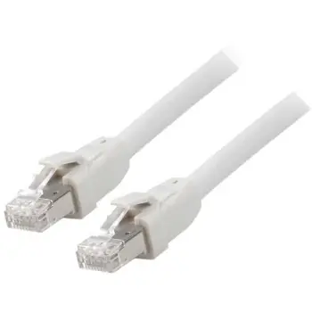 Kabllo për Rrjet Equip Patch Cable Cat8.1 S/FTP / 2xRJ45 / 3.00m / Gri / LSZH – Polybag