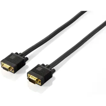 Kabllo zgjatëse VGA Equip HD15, 1.8m, Mashkull-Femër, e zezë