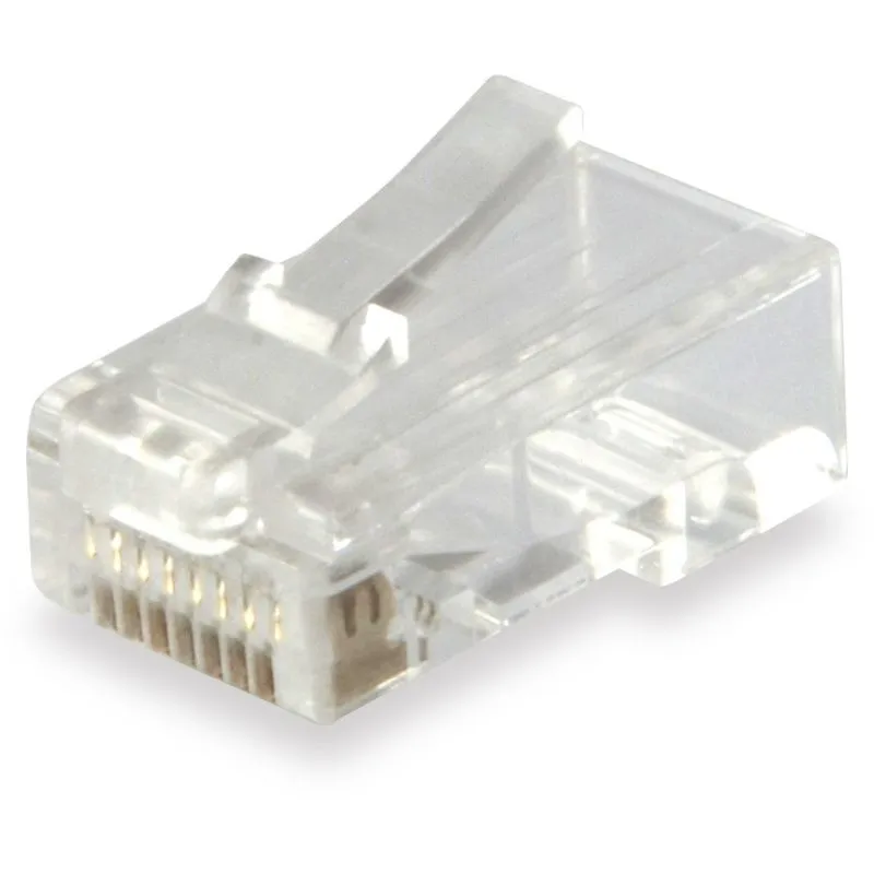 Plug rrjeti EQUIP Cat6 RJ45, plastikë, transparent, 100 copë - 1