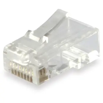 Plug rrjeti EQUIP Cat6 RJ45, plastikë, transparent, 100 copë