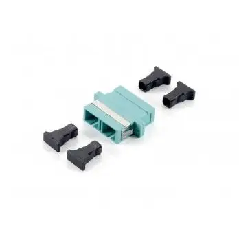 Fibër optike kupler Equip SC, OM3 Multi-mode Duplex, SC, Turquoise