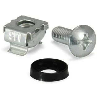 Aksesorë Rack / M6 Cage Nut & Screw Set / 50 Sets per Pack - 1