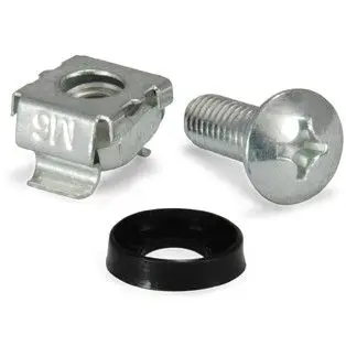 Aksesorë Rack / M6 Cage Nut & Screw Set / 50 Sets per Pack