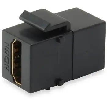 Adapter HDMI Keystone Equip, femër-femër, e zezë