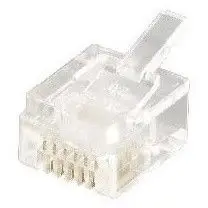 Plug telefoni EQUIP RJ-12 6P6C transparent