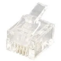 Plug telefoni EQUIP RJ-12 6P4C transparent - 1