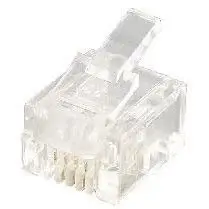 Plug telefoni EQUIP RJ-12 6P4C transparent