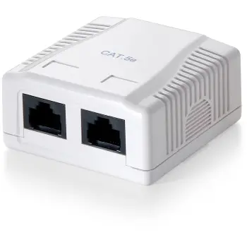 Aksesorë për rrjet Equip / Surface Mount Box / 2x RJ45 Cat6 UTP / Premium