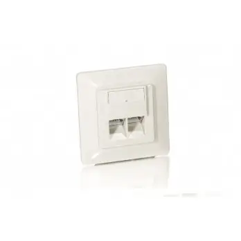 Panel modular rrjeti Equip Cat.5e, 2 porta RJ-45, i bardhë, 80mm