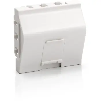 Aksesorë për rrjet Equip / Flush Mount Insert French Style / 1x Keystone / 45×45 mm