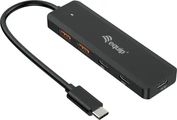 USB hub Equip 128966, 4 porta, USB-C/USB-A, 10Gbps, i zi