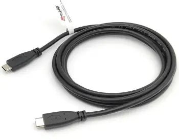 Kabllo USB Equip USB 2.0 Type-C në A, 2m, e zezë