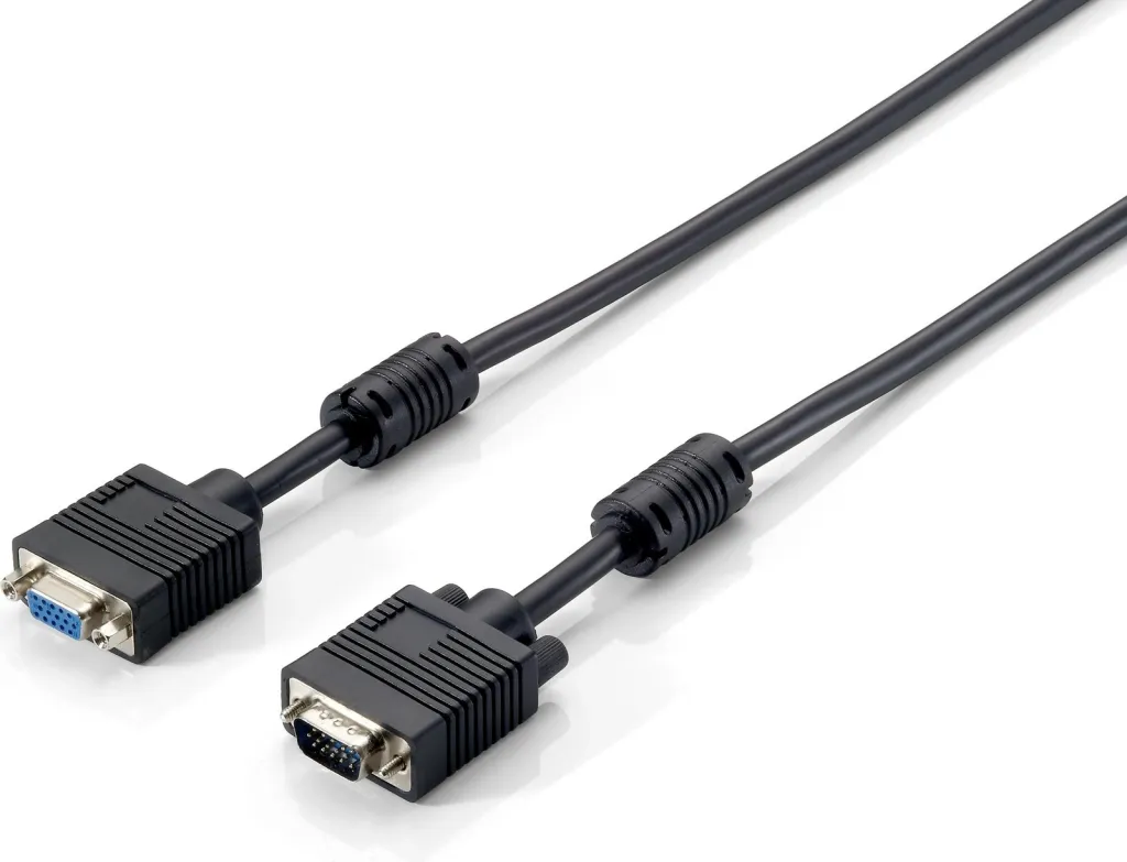 Kabëll VGA zgjatës Equip 20m, mashkull-femër, e zezë - 1