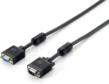 Kabëll VGA zgjatës Equip 20m, mashkull-femër, e zezë