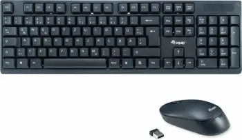 Set tastierë dhe maus wireless, zezë JW-6800. JEQANG