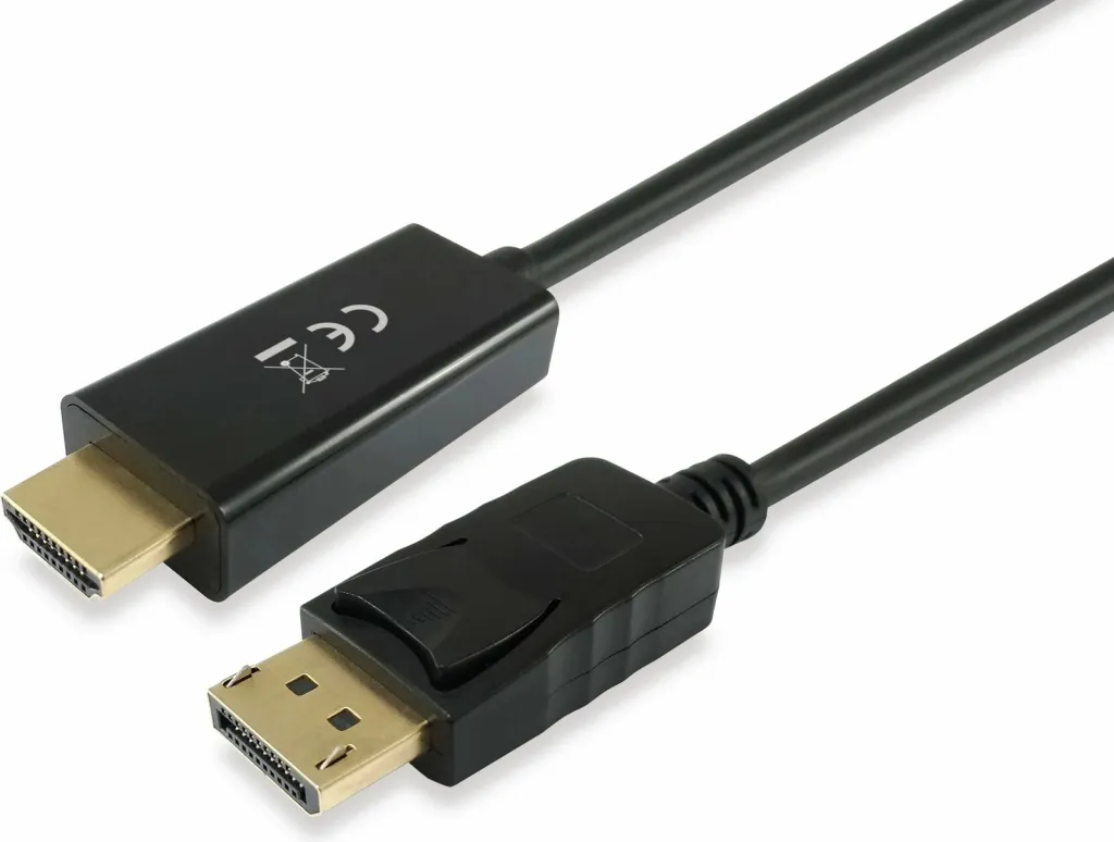 Kabllo adapter DisplayPort në HDMI, Equip, 3 m, e zezë - 1