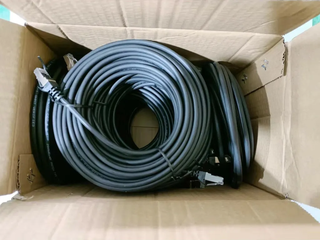 Kabllo rrjeti Cat6 Equip S/FTP, 1m, 40 copë, e zezë - 2