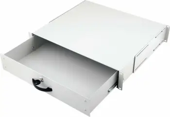 Sirtar rack EQUIP 19 inch 2U, i mbyllshëm, ngjyrë gri e çelët