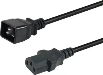 Kabllo rryme EQUIP 3m, C20 në C13, e zezë