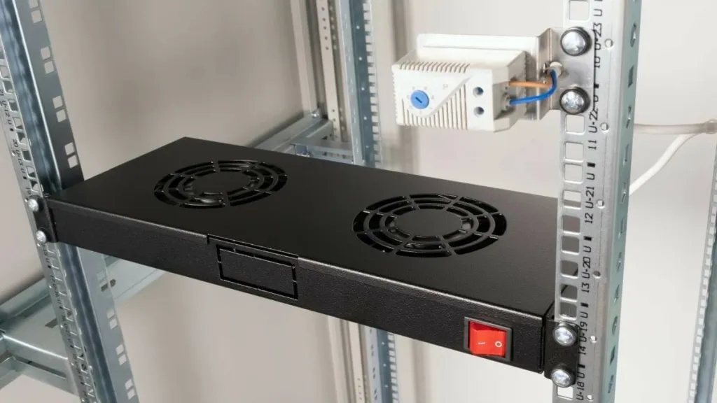 Modul ventilatorësh Equip 19", 2x ventilatorë, 1U, e zezë - 4