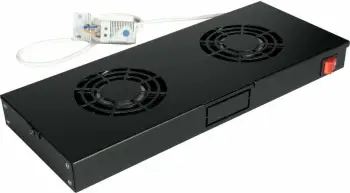 Modul ventilatorësh Equip 19", 2x ventilatorë, 1U, e zezë