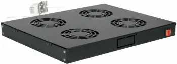 Modul ventilatorësh EQUIP për kabinet serverash 19", 4 ventilatorë, e zezë