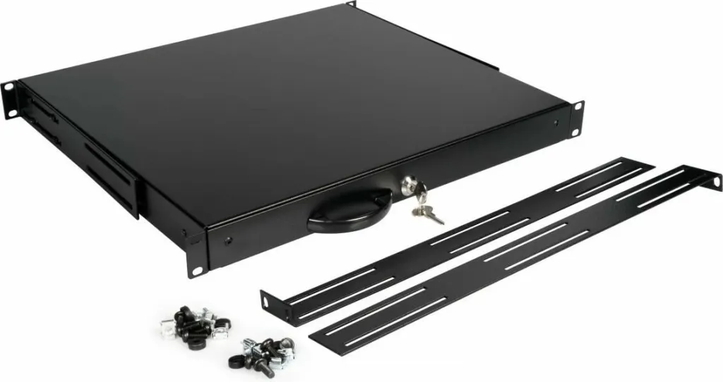 Sirtar rack EQUIP 19 inch 1U, i zi, për kasë serveri - 3