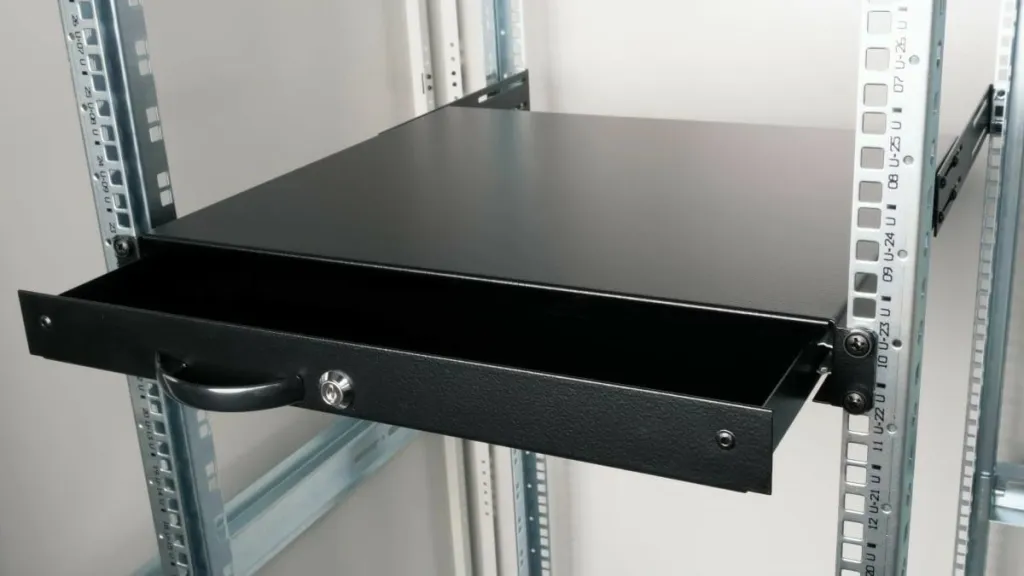 Sirtar rack EQUIP 19 inch 1U, i zi, për kasë serveri - 4