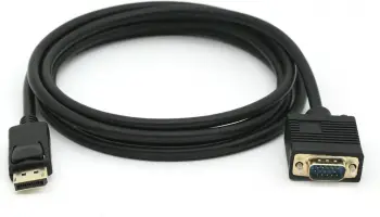 Kabllo DisplayPort në VGA Equip 2m, e zezë