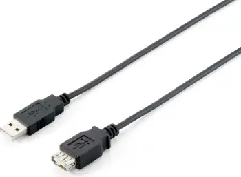 Kabllo zgjatues USB 2.0 Equip 3m, e zezë
