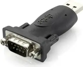 Adapter USB-A në RS232 DB9 Equip, i zi