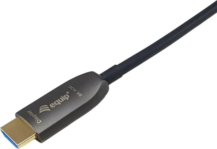 Kabllo HDMI Equip 2.1, 200m, 8K60Hz, HDR, e zezë - 4